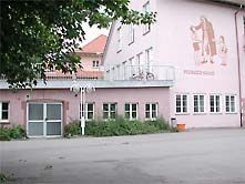 Eingang zum Tonraum der Pestalozzi-Schule.